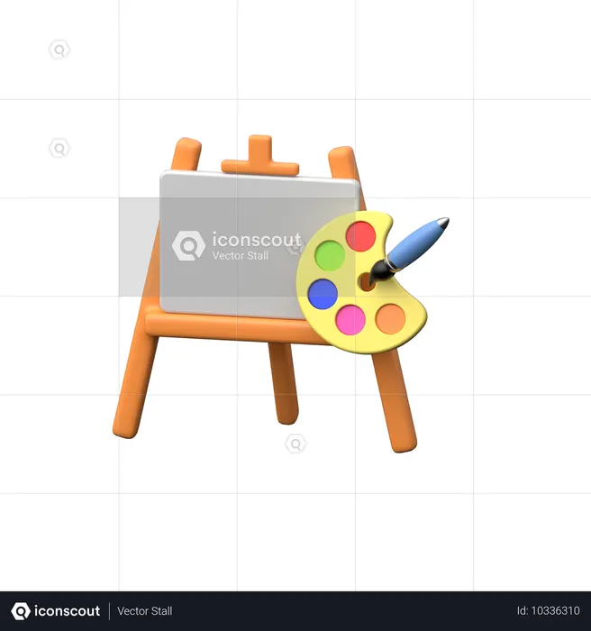 Kit de ferramentas do artista  3D Icon