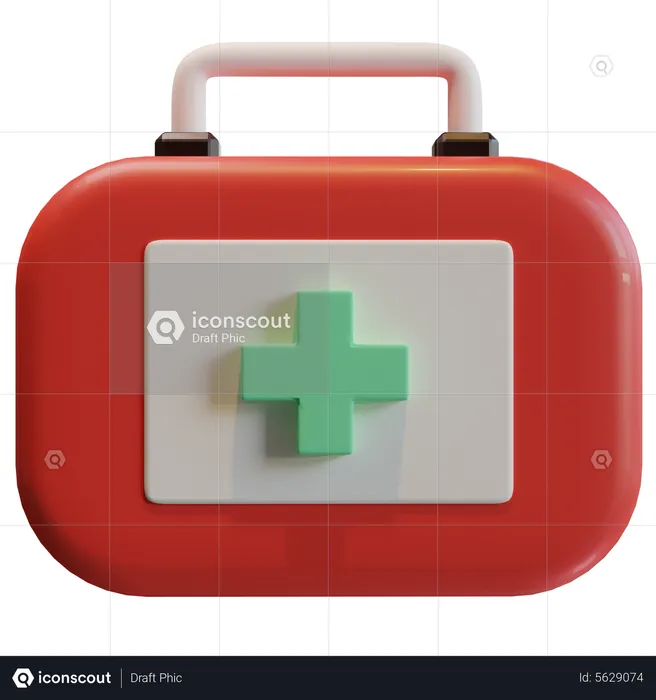 Trousse de secours  3D Icon