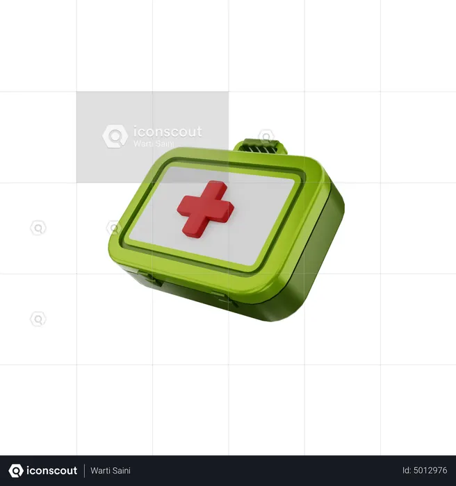 Kit de primeiros socorros  3D Icon