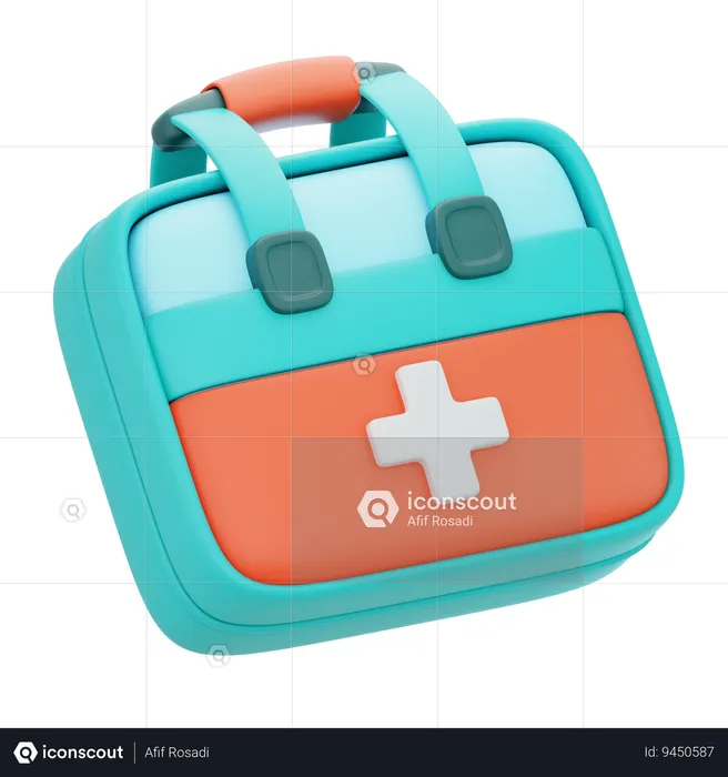 Kit médico  3D Icon