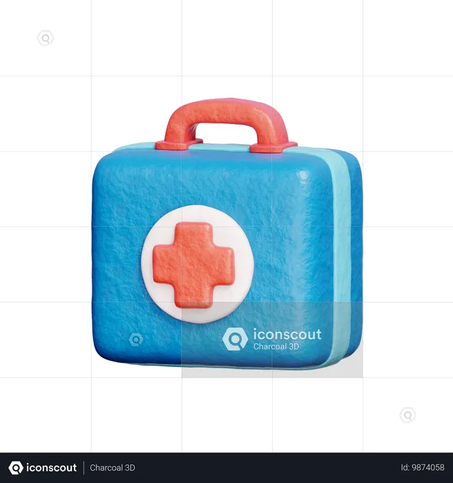 Kit médico  3D Icon