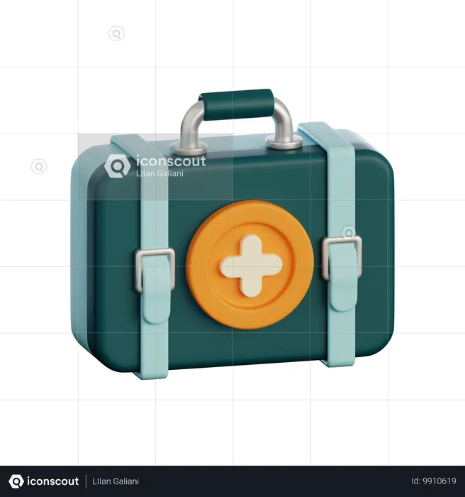 Kit médico  3D Icon