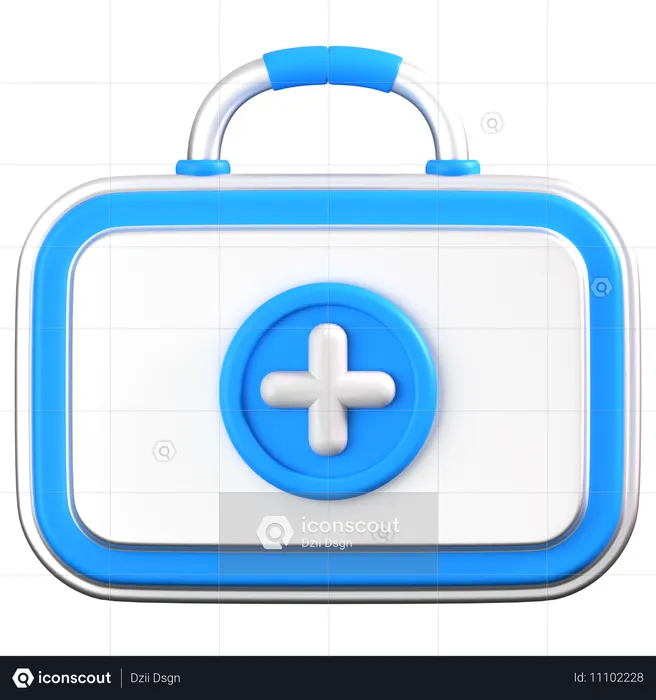 Kit médico  3D Icon