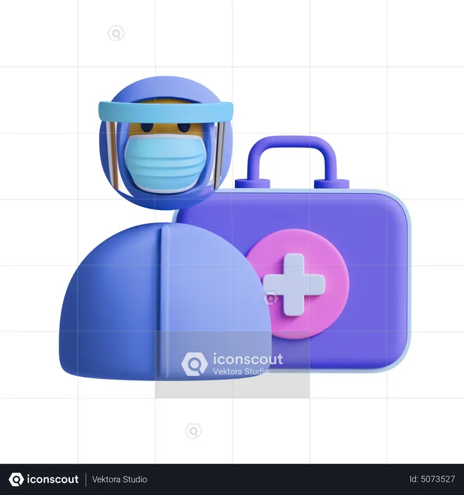 Kit médico  3D Icon