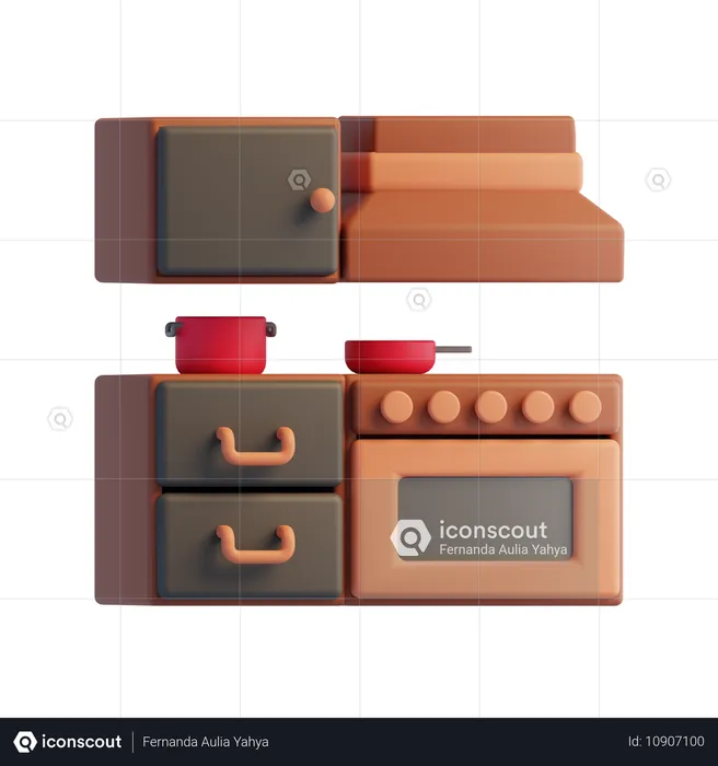 Kitchen  3D Icon