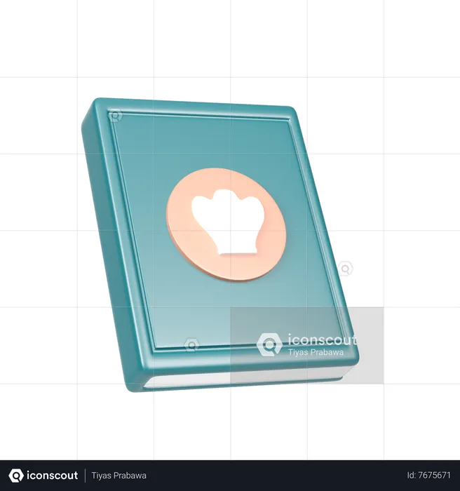 Kitchen Book  3D Icon