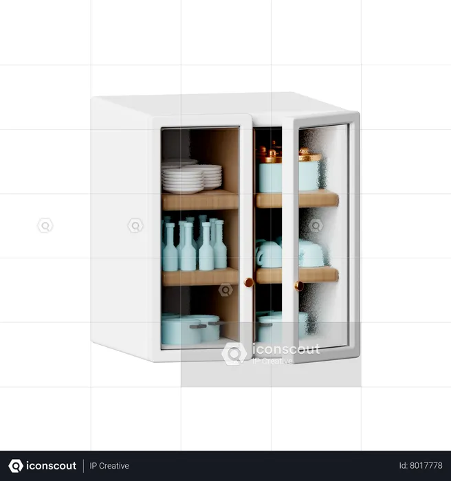 Kitchen Cabinet  3D Icon