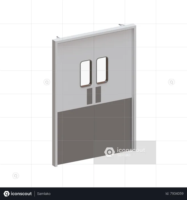 Kitchen Door  3D Icon