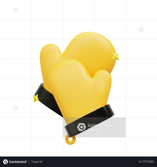 Kitchen Gloves  3D Icon