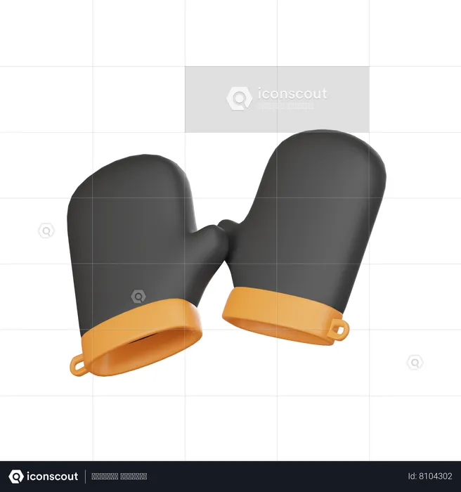 Kitchen Gloves  3D Icon
