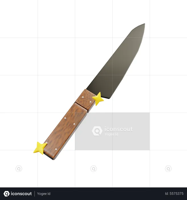 Kitchen Knife  3D Icon