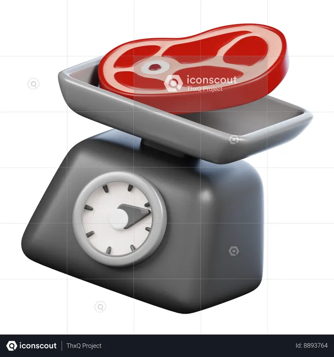 Kitchen Scale  3D Icon