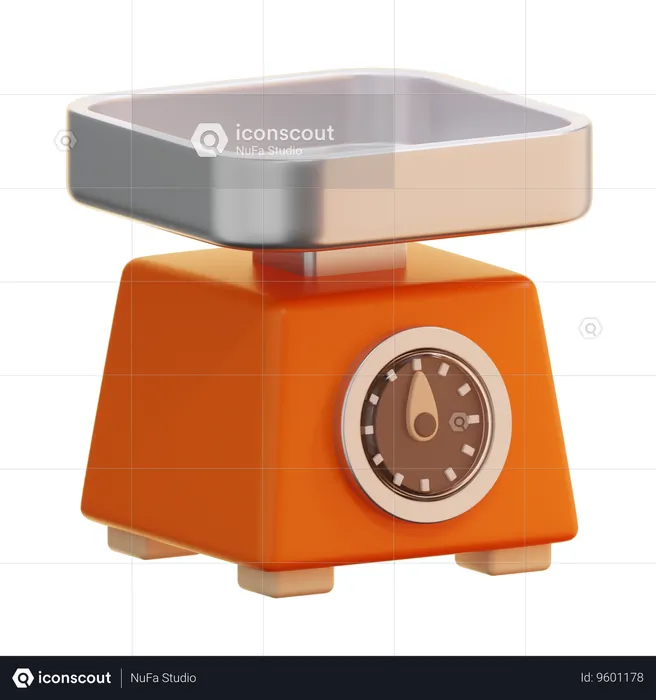 Kitchen Scale  3D Icon