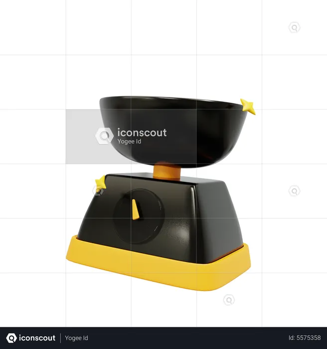 Kitchen Scale  3D Icon