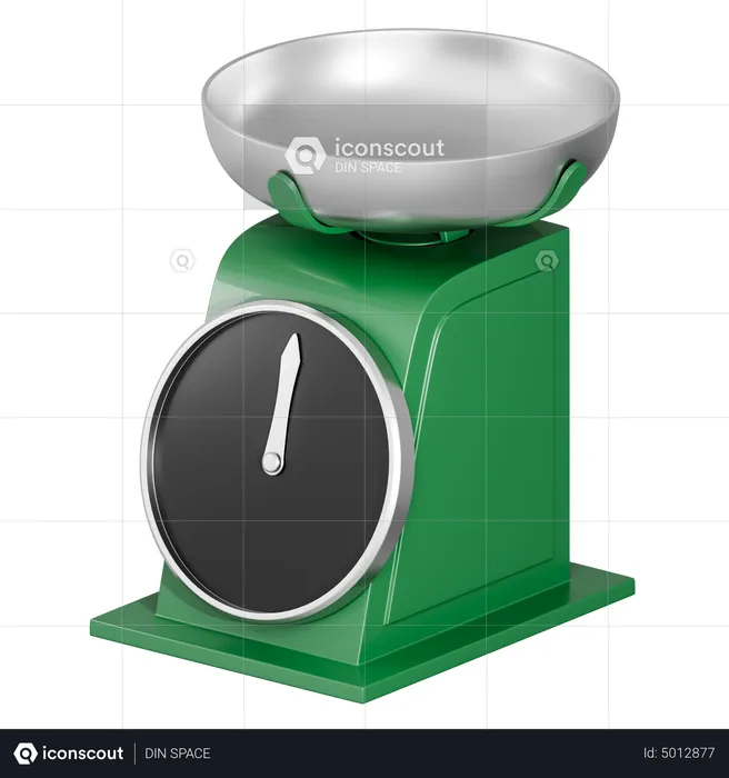 Kitchen Scales  3D Icon