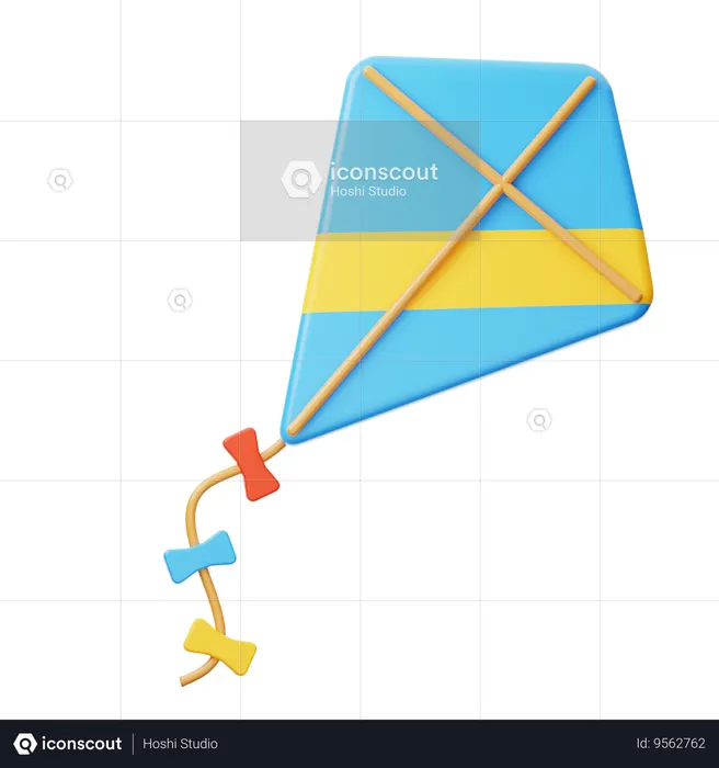 Kite  3D Icon