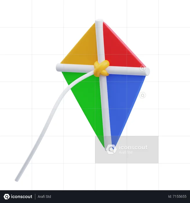 Kite  3D Icon