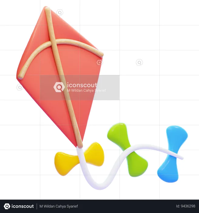 KITE  3D Icon