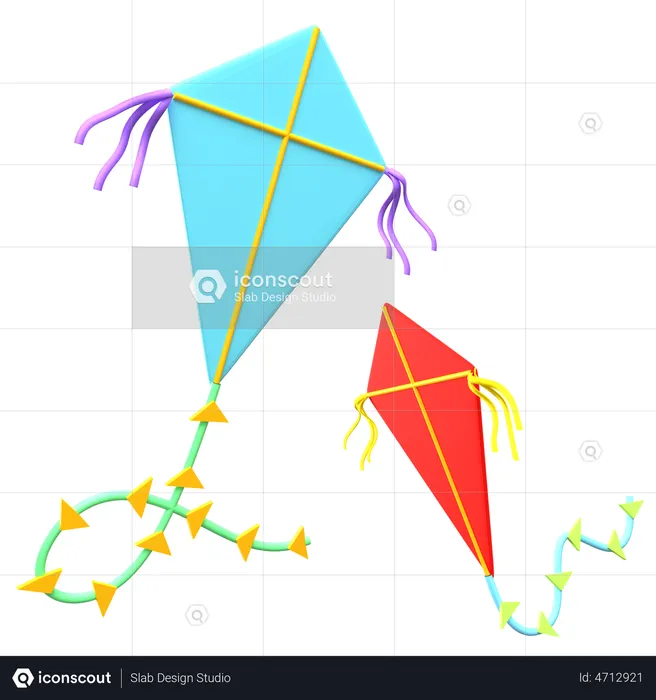 Kite  3D Illustration