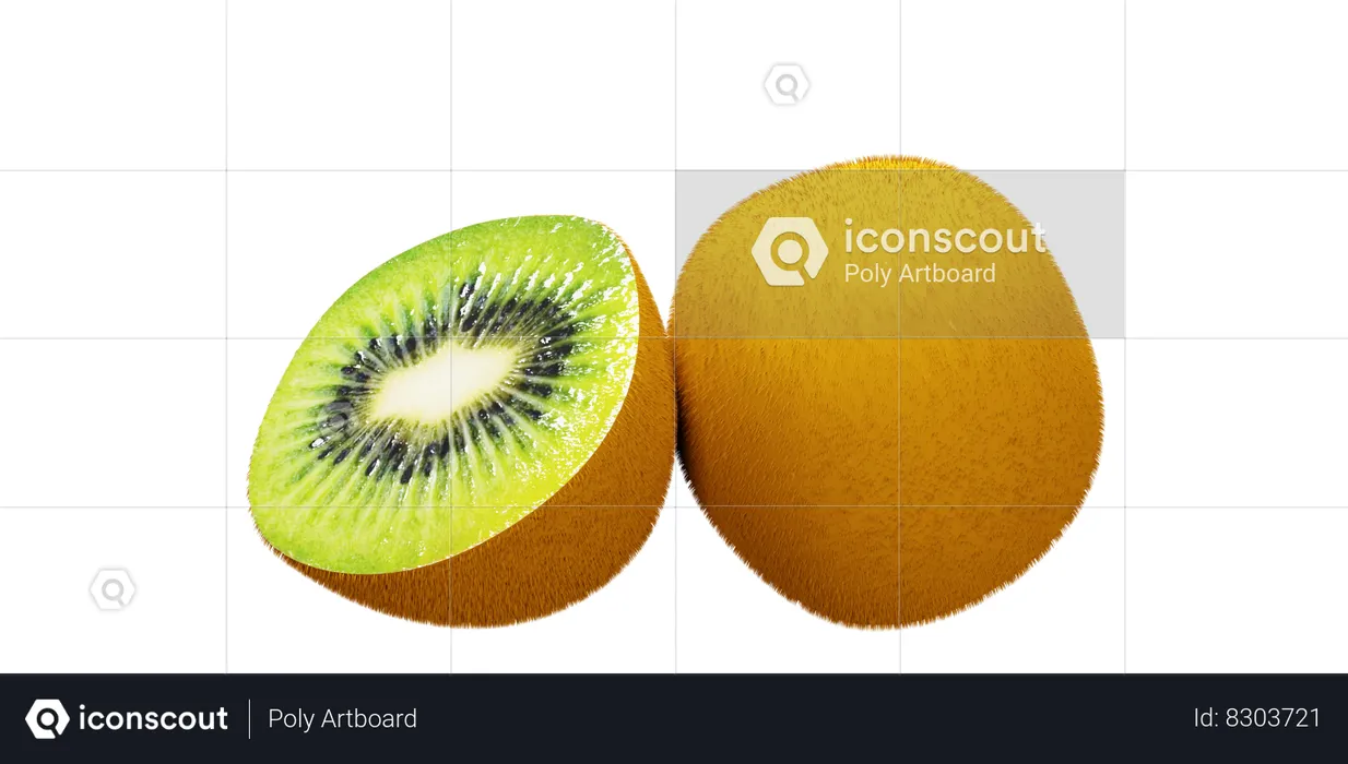 Kiwi  3D Icon