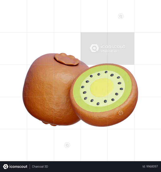 Kiwi  3D Icon