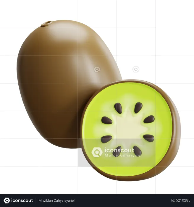 Kiwi  3D Icon