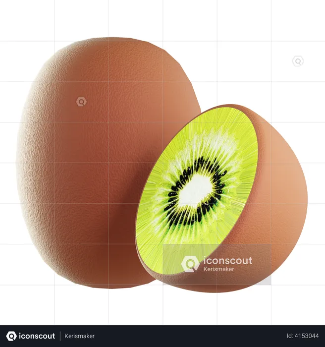 Kiwi  3D Icon