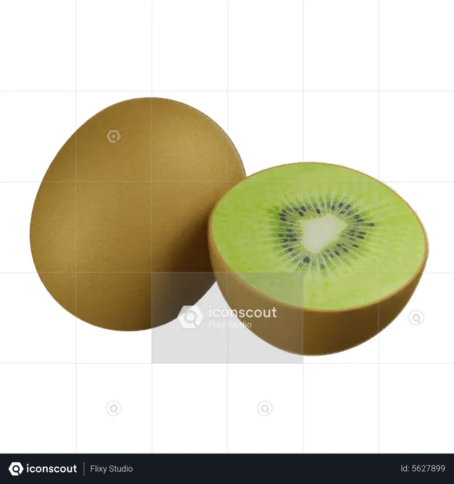 Kiwi  3D Icon