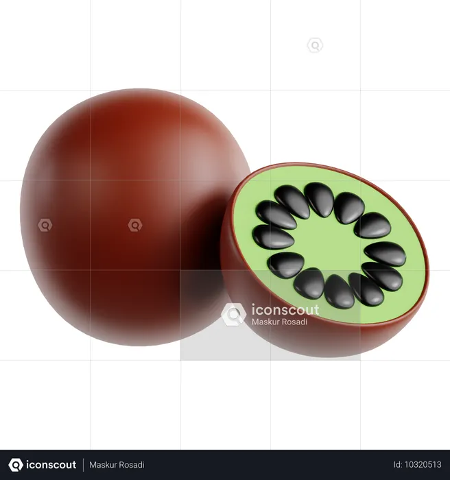 Kiwi Fruit  3D Icon