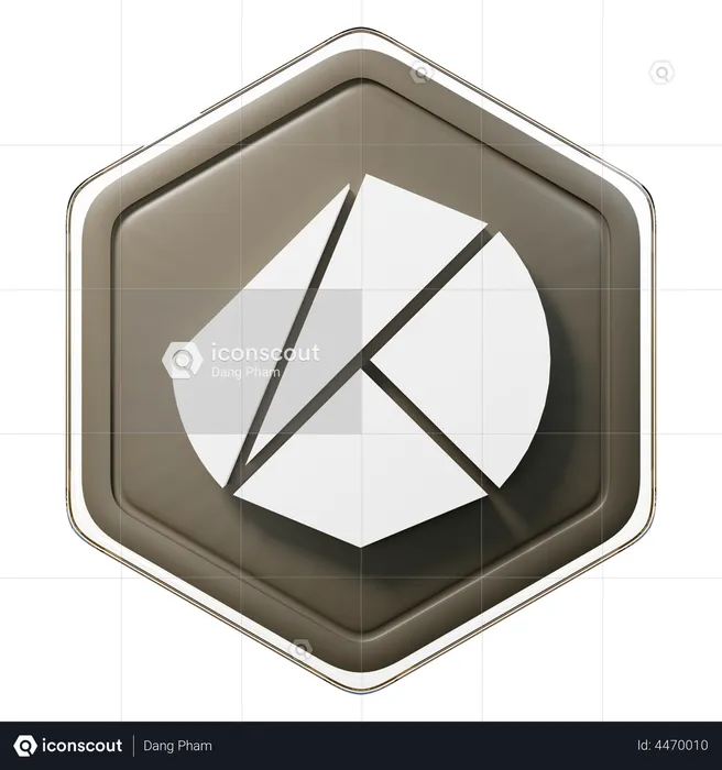 Klaytn (KLAY) Badge  3D Illustration