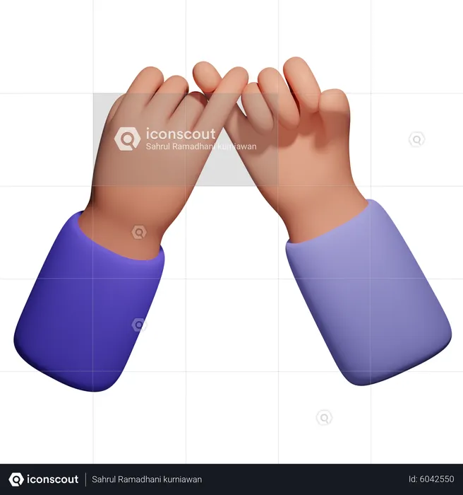 Kleiner Finger  3D Icon