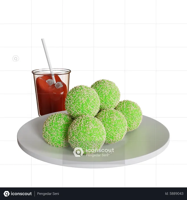 Klepan And Ice Tea  3D Icon