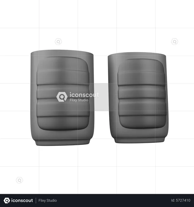 Knee Pads  3D Icon