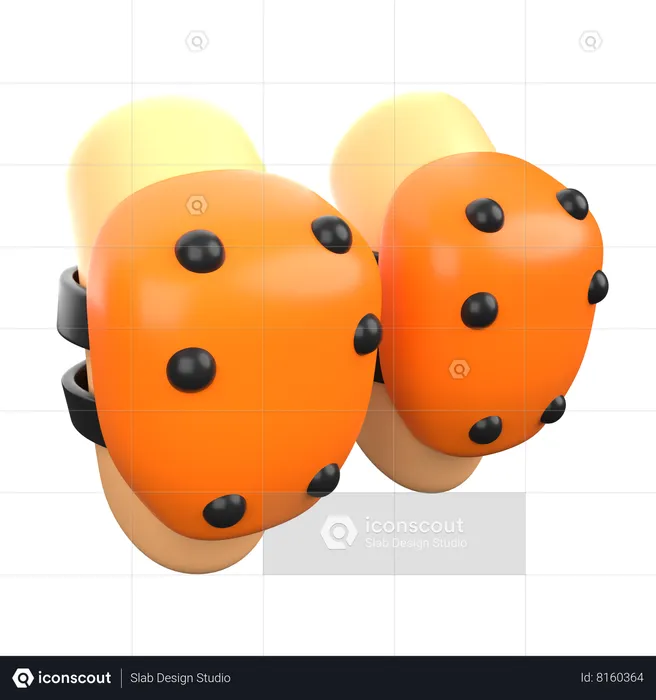 Knee Protection  3D Icon