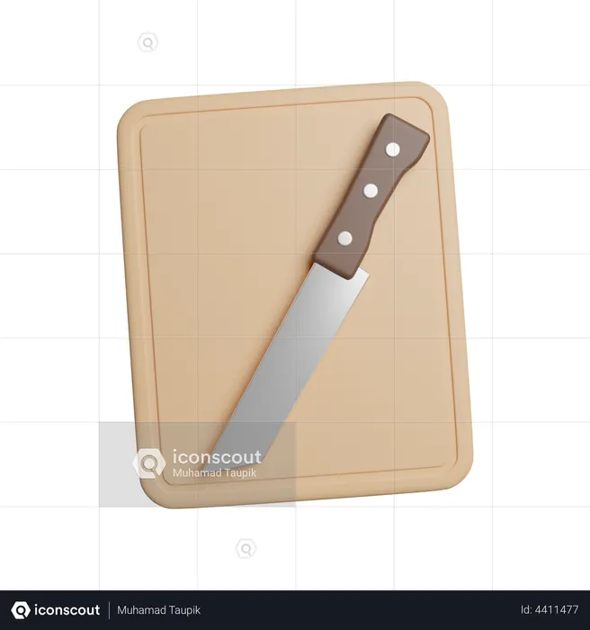 Knife  3D Illustration