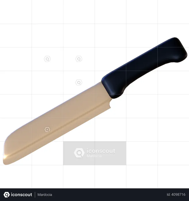 Knife  3D Illustration