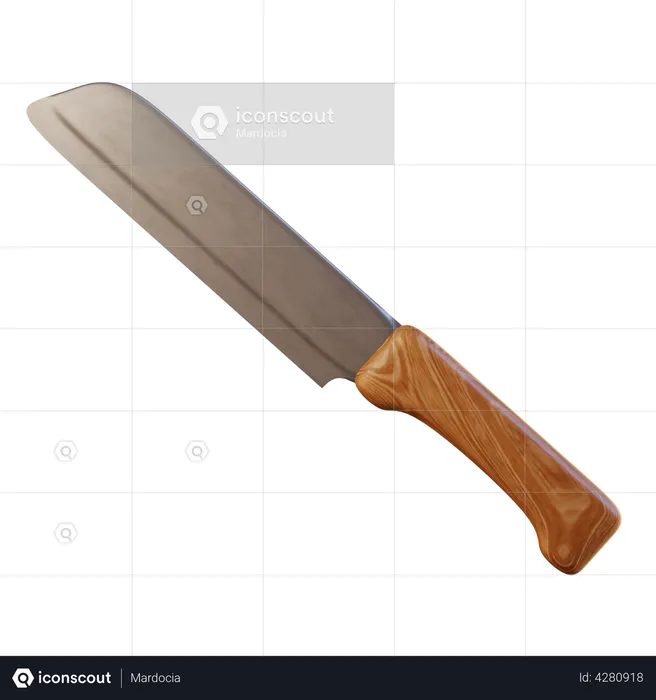 Knife  3D Illustration