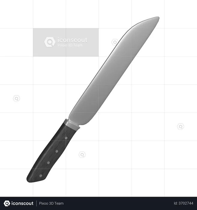 Knife  3D Illustration