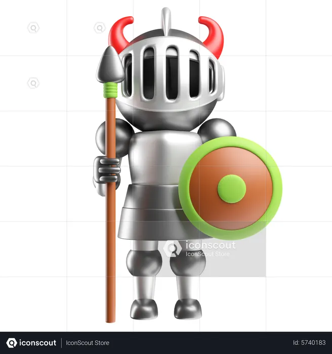 Knight  3D Icon