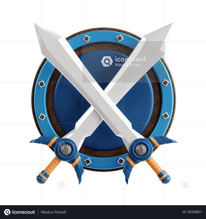 Knight Badges  3D Icon