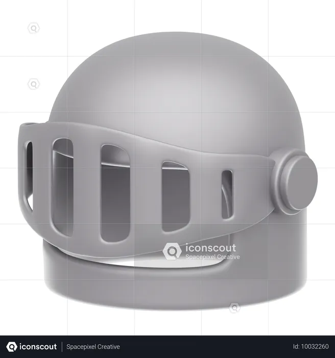 Knight Helmet  3D Icon