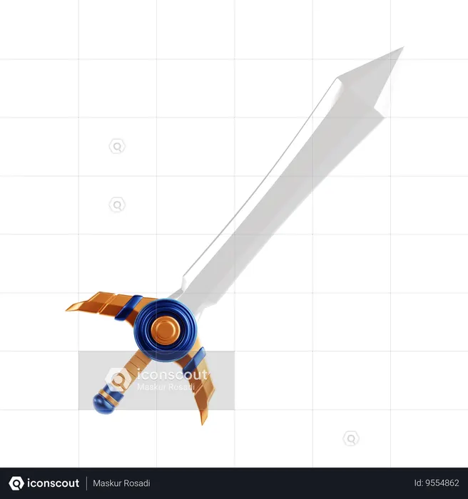 Knight Sword  3D Icon