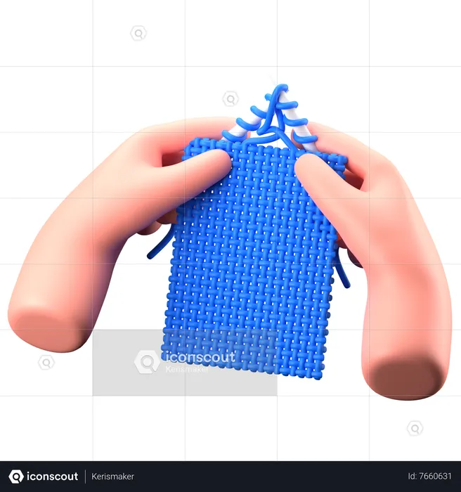 Knit  3D Icon