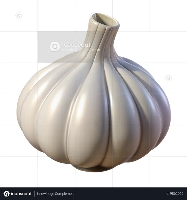 Knoblauch  3D Icon