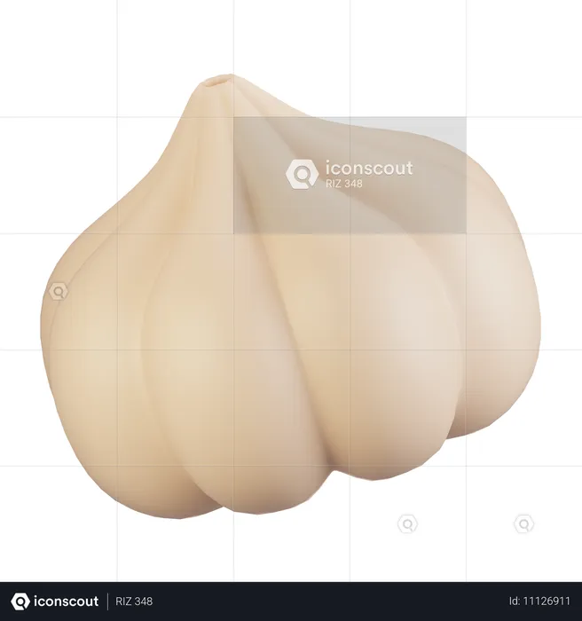 Knoblauch  3D Icon