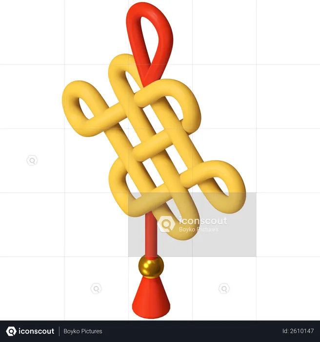 Knot  3D Illustration