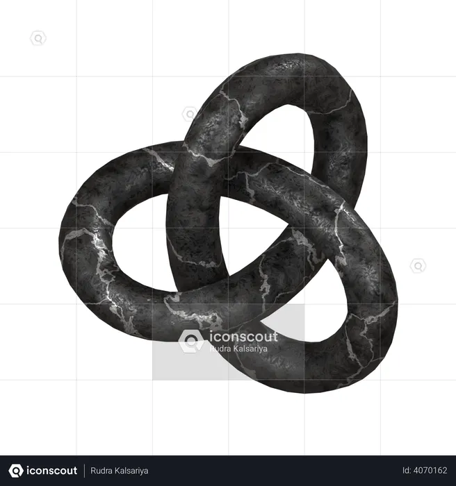 Knoten Torus  3D Icon