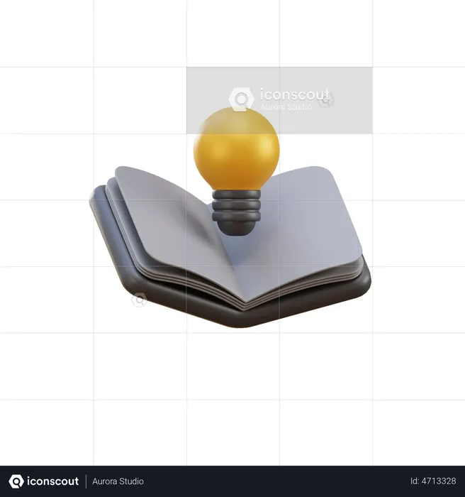 Knowledge Idea  3D Illustration