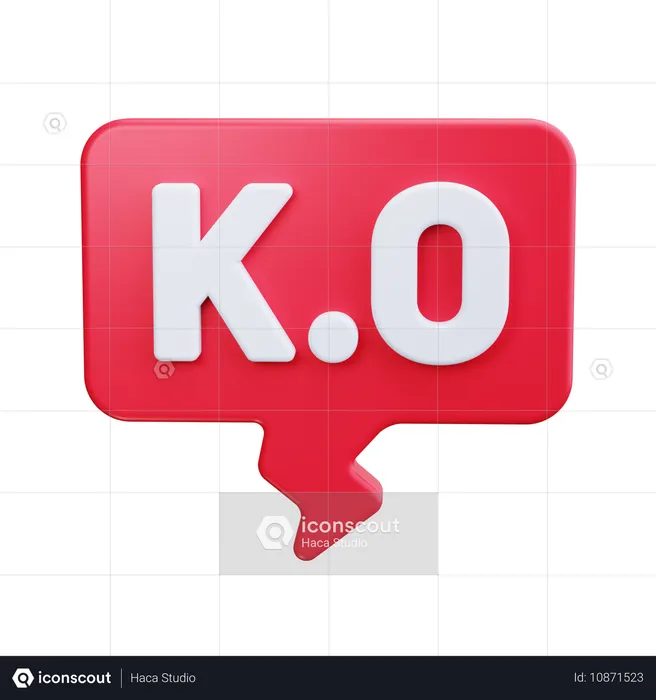 Ko  3D Icon