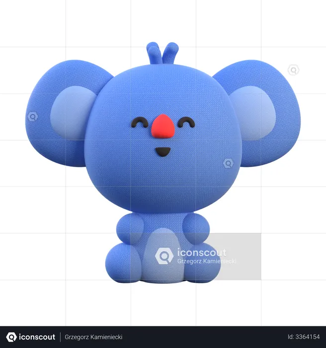 Koala  3D Illustration